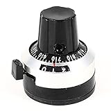 uxcell ガスストーブノブ ガスこんろ オーブンスイッチ 点火ツマミ コントロールノブ　ロータリースイッチ　6mm穴直径　ブラック　プラスチック製