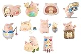 トイゼロプラス(TOYZEROPLUS) x CICI S STORY 子豚LULU Caturday 猫との暮らしシリーズ 8個入りBOX