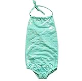 幼児ベビーキッズ マーメイド ホルター 水着 ワンピース 女の子向け 1〜6歳 (4-5 歳, C)