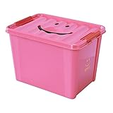 笑顔がかわいい！！「スマイルボックス Lサイズ」【IT】ピンク(#9815099)サイズ：幅40×奥行28×高さ27.5cm