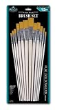 Royal & Langnickel RSET-9603 Gold Taklon Flat Brush Set