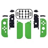 eXtremeRateスイッチ ジョイコンに対応用交換シェル、ジョイコン switchとswitch 有機elに対応用ハンドヘルドコントローラーハウジングケース、フルセットボタン付き、ジョイコンに対応用DIY交換ケース（ジョイコン switch本体ではありません）【グリーン】