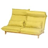 不二貿易 セパレート リクライニングソファ アクロ 幅140cm グリーン 10893