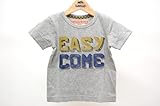 KRIFF MAYER KIDS クリフメイヤー ラフアメカジ半袖T(EASY) Tシャツプリント 100 グレー