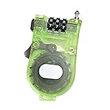 MIRAIS 多機能 どこでも ロック 万能 暗証 番号 アナログ ワイヤー 施錠 貴重品 管理 カラーランダム MR-DOKOLOCK