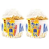 カリポリ 貝ひも ホタテ 醤油バター お菓子 おつまみ 珍味 津軽海峡 正油 醬油 青森 帆立 スナック アラコウ水産 40g 2袋 (醤油2)