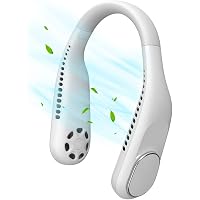 扇風機 首掛け 羽根なし 【2021新設計】 ネッククーラー 携帯扇風機 4000mAh 超 大容量 くびかけ扇風機 ハ…