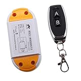 Lovoski 85-250V 　1ウェイ　ライト　ランプ　ワイヤレス　リモコン　リレー　スイッチ　300m GK03A 　トランスミッタレシーバ