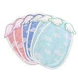 汗取りパッド ベビー ガーせ 6枚セット 綿100% 赤ちゃん あせとり 可愛い 天使の羽 新生児 ベビーギフト 出産祝い 男の子 女の子 青 緑 ピンク 25 * 35 Ciilee Baby