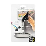 Nite Ize ヒッチ電話アンカー + ストレッチストラップ 調節可能なストラップクリップ 電話用 イヤホンケース/ハンドサニタイザー/リップバーム/サングラス チャコール