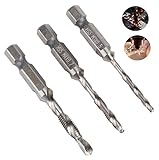 HSS タップ ドリル セット ネジ 修正 ハンドル M3 ー M5 各1本 六角軸 6.35mm