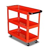 iimono117　3段 工具カート ドライバーホール キャスター 付き / ツールワゴン 工具ワゴン ツールカート 工具入れ ツール カート 整備用ワゴン ワーキングカート 工具棚 工具収納ワゴン