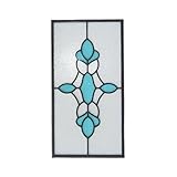 ステンドグラス アイアン 幅25cm INK-1103008H