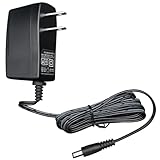 9V 1A 9W 3Mロングペダル電源アダプター、DCジャックセンターマイナス、AC-DCスイッチングアダプター（入力100-240V、出力9ボルト1アンペア/1000mA）、PSU壁取り付けトランスチャージャープラグ、PSE 認証済み