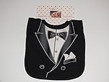 Tuxedo Baby Bib by Pitter Patter [並行輸入品]