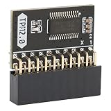 Vbestlife TPM 2.0 暗号化セキュリティ モジュール、20-1Pin 2 10P 2.54mm ピッチ TPM 2.0 セキュリティ モジュール、ギガバイト用、ASUS 用