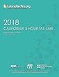 2018 California 5 Hour Tax Law