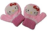 （ハローキティー）Hello Kitty キティちゃん笛付き子供用手袋 ピンク