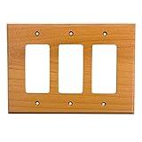 Sierra Lifestyles Traditional Switch Plate, 3 Rocker, Alder by Sierra Lifestyles