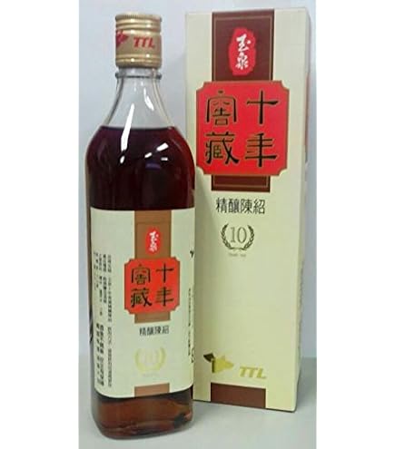 Amazon.co.jp: 横浜中華街 TTL 台湾 十年窖蔵（10年）精醸陳年紹興酒