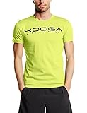 KoogaメンズロゴTシャツ – Acid Green / Acid Green、スモール/ MDB by Kooga