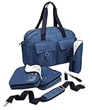 Cabin Max Baby Nappy Diaper Changing Bag with Insulated Organization Pods (Blue) by Cabin Max