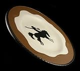 カウボーイ、Serving Platter 13 " W、85679 By Ack
