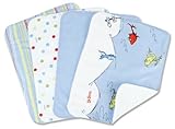 Trend Lab Dr. Seuss 4 Piece Burp Cloth Set, One Fish Two Fish by Trend Lab [並行輸入品]