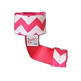 Loopy Gear Baby Rattle and Toy Holder ~ Choose Pattern (Pink Chevron) by Loopy Gear