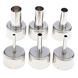 KESOTO 6ピース　858　ヒートガン　ノズル　円形　セット　熱風　デソルディング　高品質