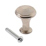 2個入り プルハンドル キャビネット取っ手 引き出し取っ手 ノブ 金具 DIY 工具 ネジに付き シルバー 20*25mm