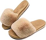 [COFACE] レディース スリッパ 通年使え 超軽量 滑り止め TR0512-ライトブラウン 24.0 cm