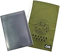 PEAKS&TREES ピークス＆ツリーズ 極厚鉄板 6mm ミニ 穴なし 黒皮鉄板 A5サイズ 小さめ 【日本製】【コットンケース付き】 (鉄板 6mm)