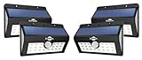 [4-Pack]Super Bright 20 Big LED Motion Sensor SOLAR Powered Wireless, Waterproof. Security, Wall Out