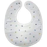 【クレープ素材】　スタイ　ビブ　よだれかけ　リバーシブルタイプ　CSK-NO.4 【日本製】　【charlotte限定生産品】