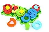 Bloomby Build a Caterpillar Stack and Shape Sorter Wooden Educational Toys (Learning Developmental T