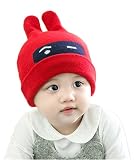 ZKKK 子供帽子　ニット帽子 ベビー　かわいい　男の子　女の子　動物刺繍　防寒保温　耳保護　キッズ秋冬用 ハット 男女兼用　お出かけ　アウタドアウェア　5色
