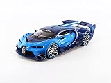 MINI GT 1/64 ブガッティ ビジョン グランツーリスモ ブルー 左ハンドル 完成品 MGT00266-L