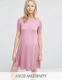 ASOS (エイソス) マタニティ 半袖 スイング ワンピース ライラック UK 8 (M) [並行輸入品]