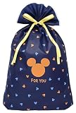 インディゴ Disney ミッキー ミツマル ラッピング袋 ギフトバッグ5L フォーユー ネイビー DG957
