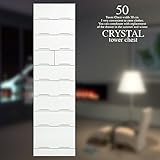 LAVI’S 幅50ｃｍ タワーチェスト ホワイト　開梱設置輸送