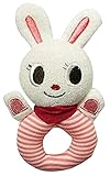 ラトル赤ちゃんの教育玩具ハンドアニマルラトルホワイトバニー