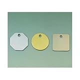 CH Hanson 3555A 6.75 Aluminum Blank Cable Tags by CH Hanson