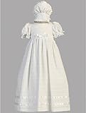 LITO 新生児コットンセレモニードレスDaphne (0-3ヶ月、3-6ヶ月) お宮参り、退院着、お披露目に (0-3M)
