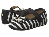 [ケイトスペード ニューヨーク] Kate Spade New York Kids ガールズ Stripe Mary Jane with Bow (Infant/Toddler) シューズ Black