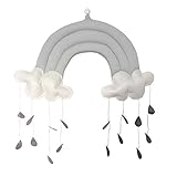 Samber子供の部屋ウォールハンギングインテリアベッドサイドHanging Decoration 1st誕生日装飾保育園ベビーシャワー赤ちゃんの子の装飾シーン写真プロップ グレー
