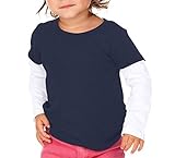 Kavio 。ユニセックスInfants two-ferロングスリーブトップ(同じi1 C0303 ) カラー: ブルー