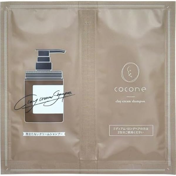 Amazon | hugkumi+ ココネ クレイクリームシャンプー サシェ