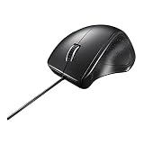 バッファロー BUFFALO 有線 レーザー 5ボタンマウス ブラック BSMLU308BK