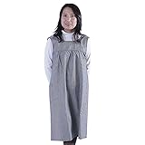 ママチュニック ママワンピース ママエプロン マタニティ マタニティウェア 産前産後 授乳服 おんぶ 抱っこ バッテンおんぶ紐隠れます (ヒッコリー)